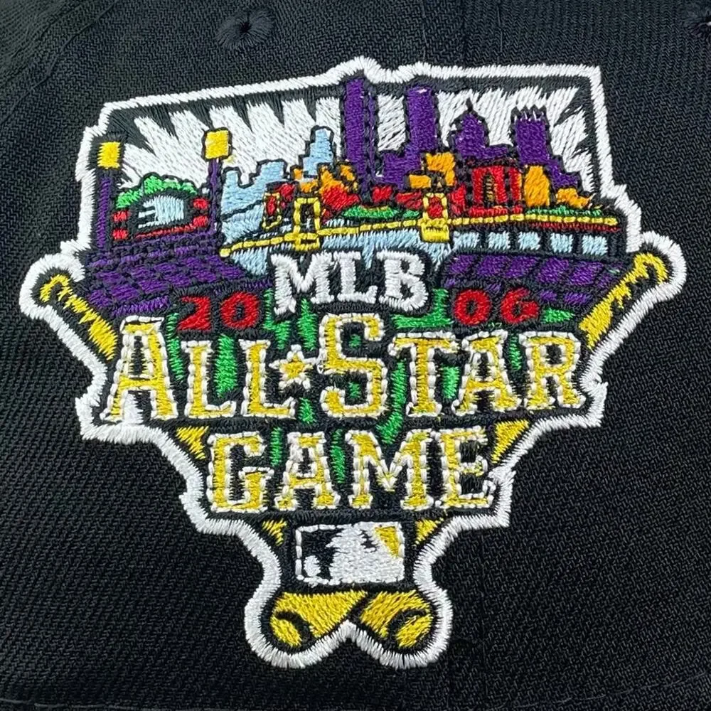 Pittsburgh Pirates 2006 MLB All Star Game New Era 59FIFTY Hat Black 7 3/8 Rare